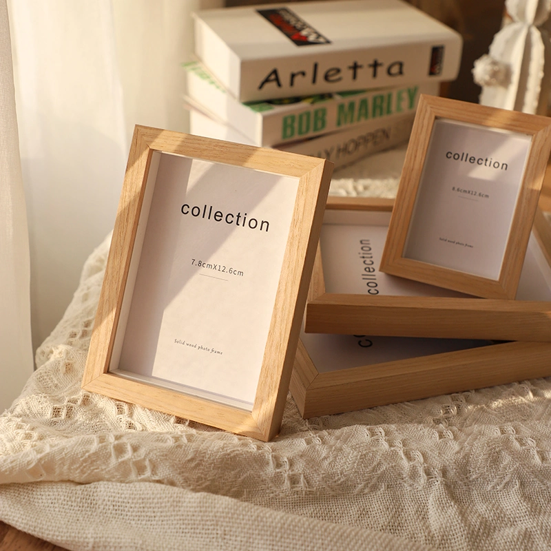 Customizable Cheap Solid Wooden Antique Photo Frames