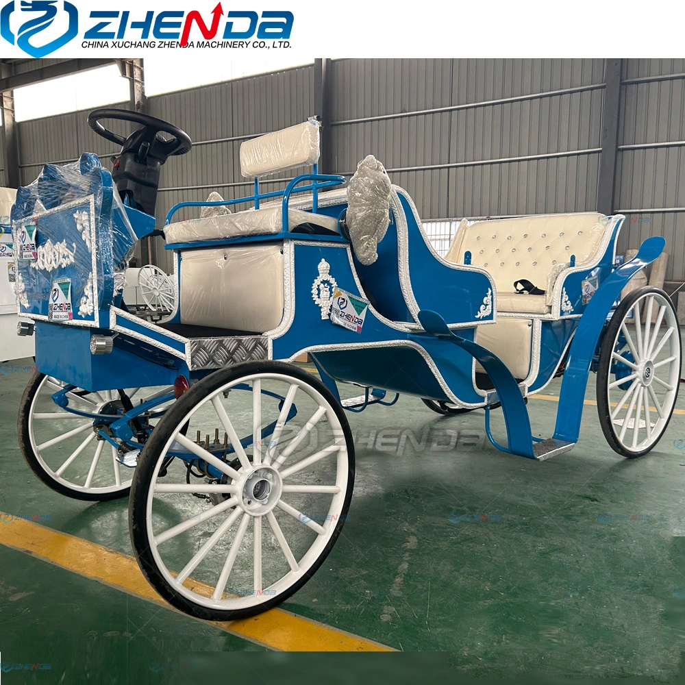 Customized Multi-Color Royal Sightseeing Carriage/Park Tour Rental Carriage/European Classical Wedding Carriage