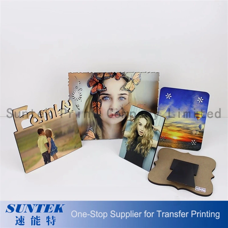 Flower Shape Sublimation MDF Photo Frame 150*150*5mm