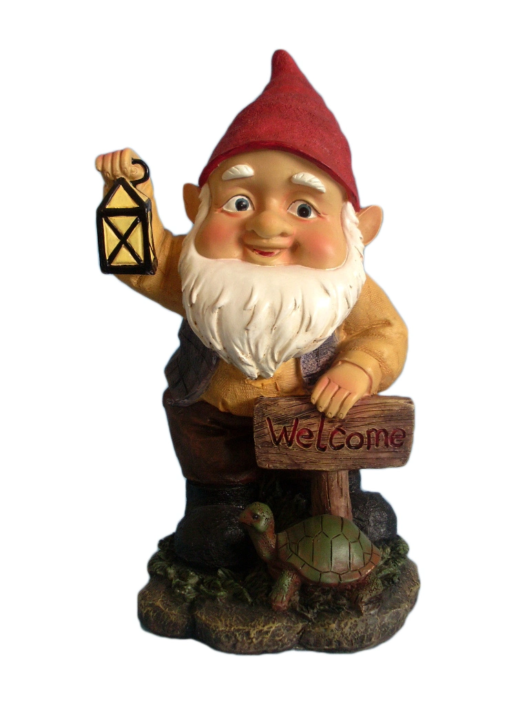 Hot Sales Kawaii Dwarf Gnomes Garden Decoration Welcome Sign