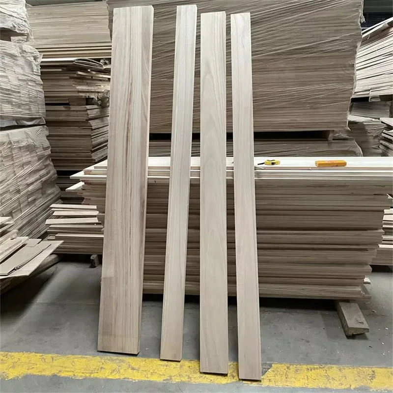 China Pao Tong High Quality Solid Paulownia Wood Board for Making Furniture