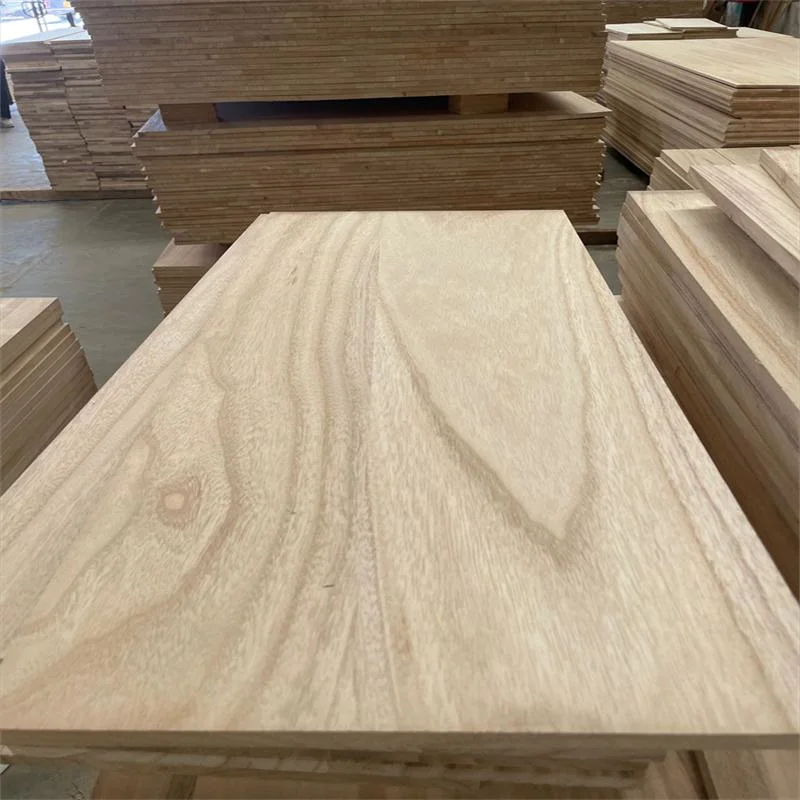 China Pao Tong High Quality Solid Paulownia Wood Board for Making Furniture