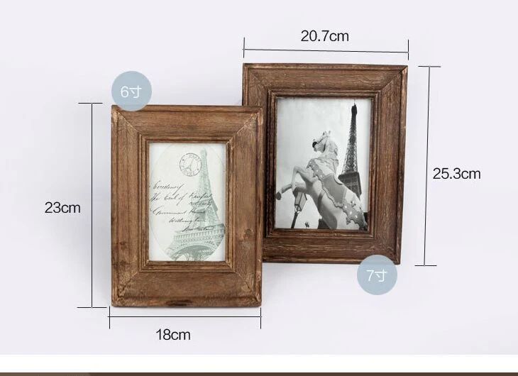 Zakka Antique Picture Frame Wedding Photo Studio Frame