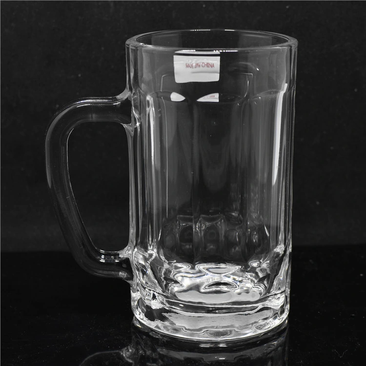 Wholesale Big Beer Glass Mug Draught Beer Mug with Hand Grip