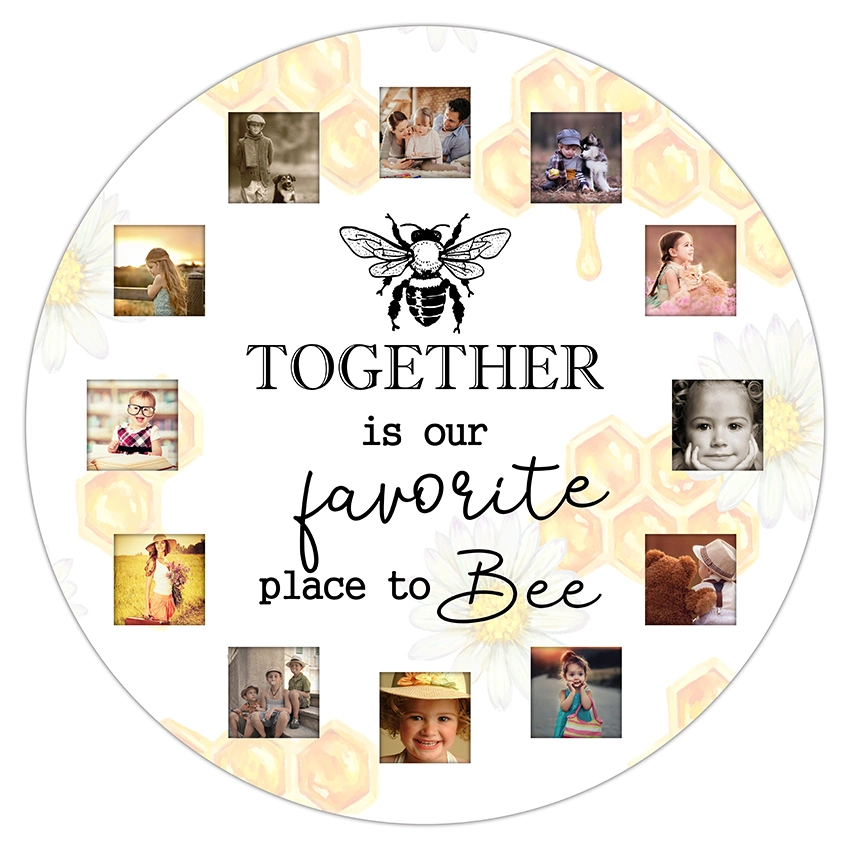 Bee Honey Popular Design MDF Wall Mounting Photo Frame