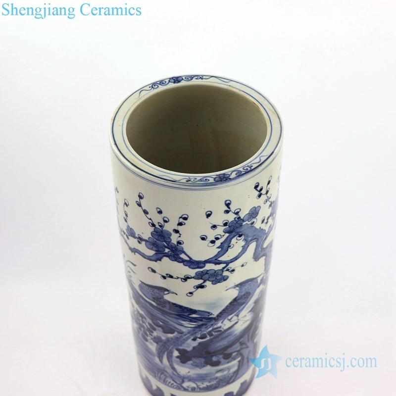 Rzkt09 Series Handmade High Quality Porcelain Umbrella Holder