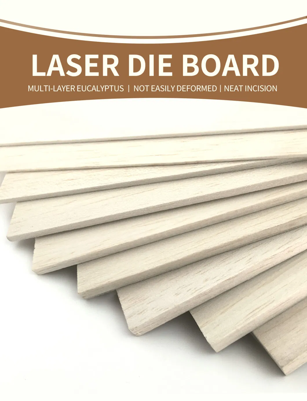 High Quality Round Rotary Beech Plywood Wood Die Board for Die Making