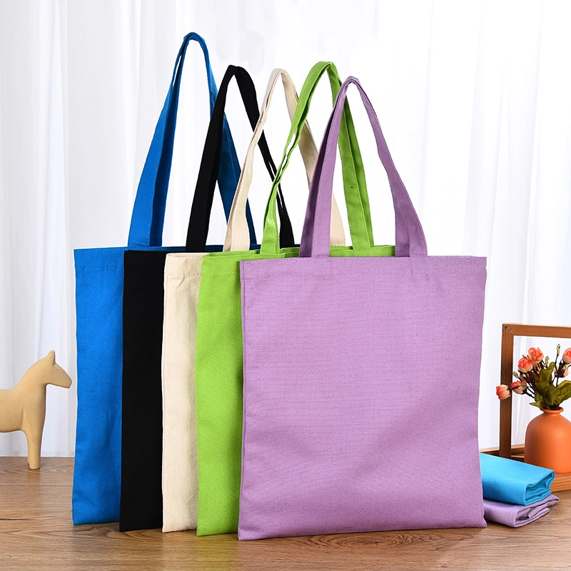 Factory Custom Women&prime;s Canvas Bag Multi-Color Supermarket Shopping Bag Oversized Capacity Environmentally Friendly Shopping Bag