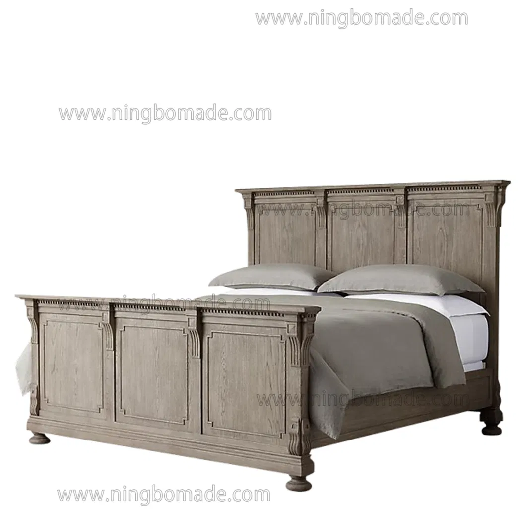 Timeless Collection Antique Grey Oak Bed Frame