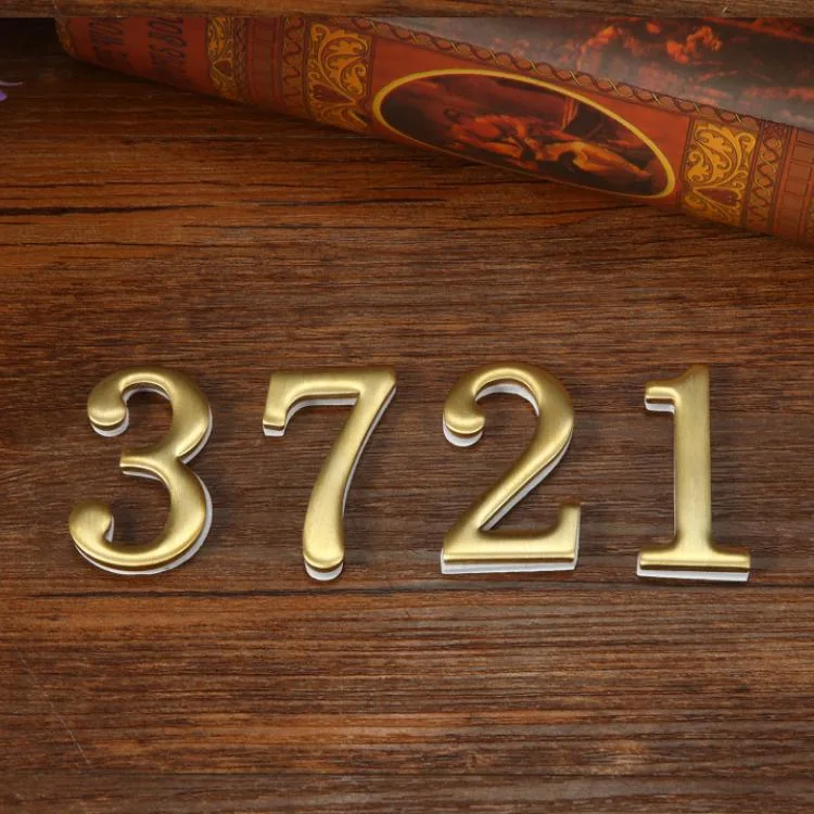 Room Number Signs Figure, Modern Plaque Number House Hotel Door Address Digits Plate Sign