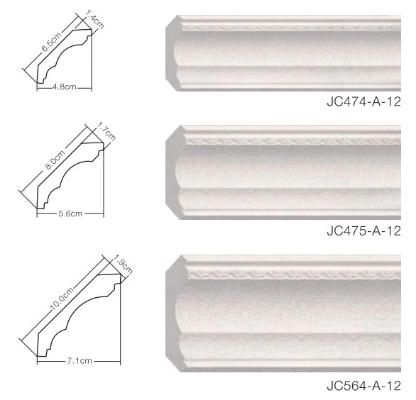 Waterproof White Foam Baseboard Skirting Wall Skirting Board Protectors Indoor Decoration