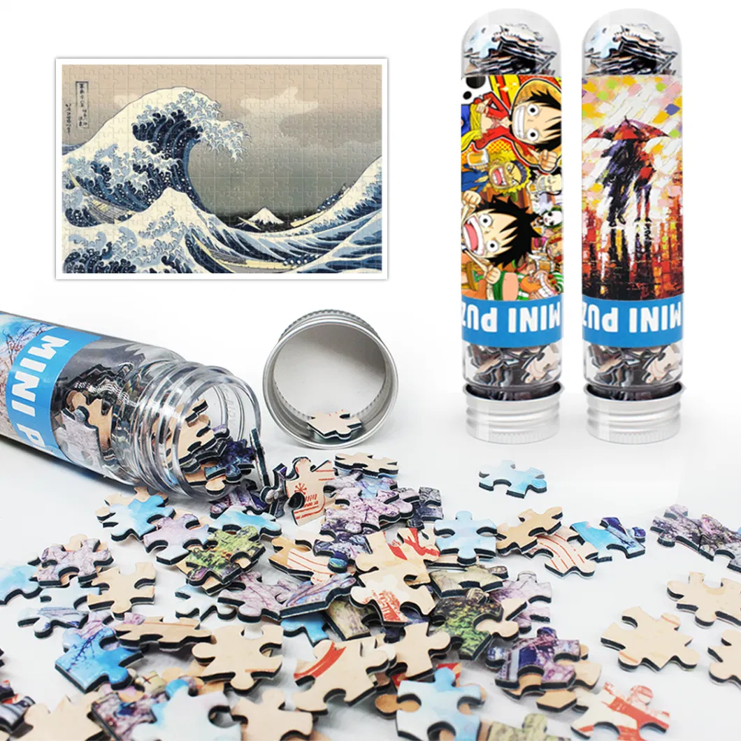 The Great Wave off Kanagawa Jigsaw Puzzle 150PCS Micro Puzzle with Photo Frame Kids Puzzle