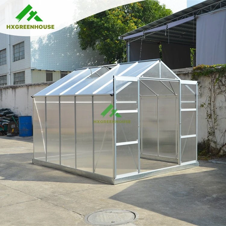 Widely Used Large Plant Grow Box with Plastic Cover and Green Aluminum Frame Hx65120-1 Series