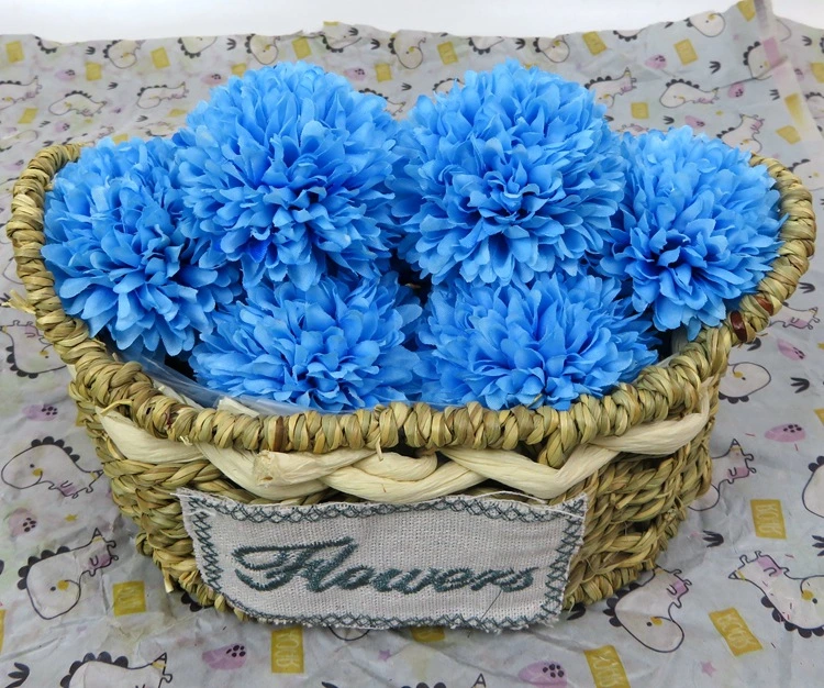 Ping-Pong Chrysanthemum Fake Flower Wedding Hall Decoration Photography Props Dry Flower