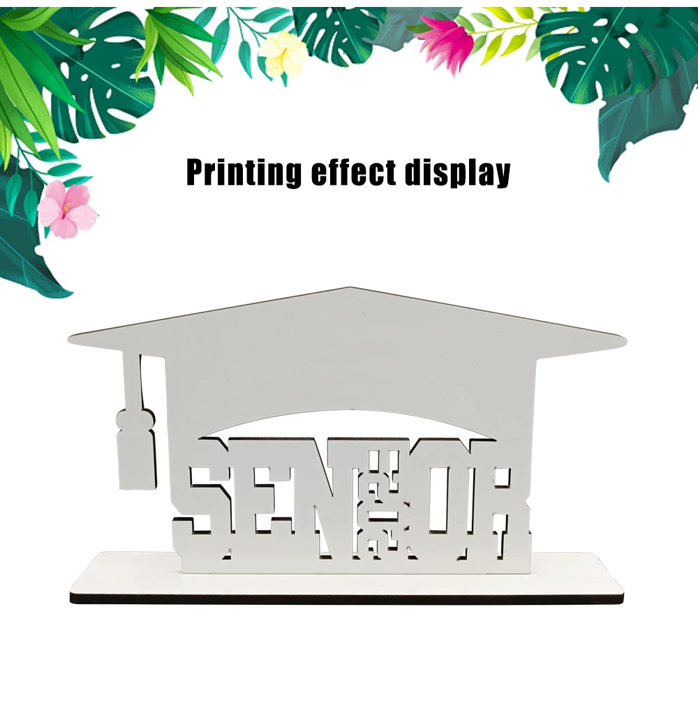 Wholesale New Customized Family Sublimation Custom Blank Cap MDF Photo Frame with Bottom Stand