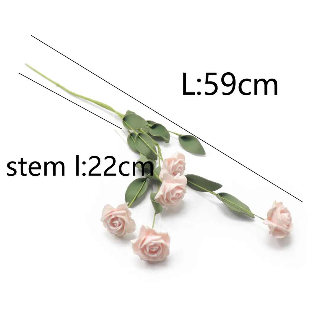 High Quality Artificial Dry Flower Silk Flower Table Wedding Living Room Decoration