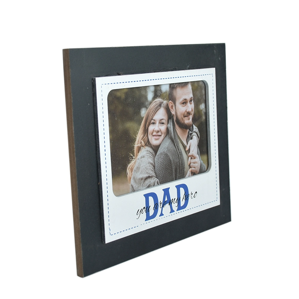 Hot Selling Love Sixy Photo/Picture Frame and Decorative Desktop Clip Wooden Photo Frame