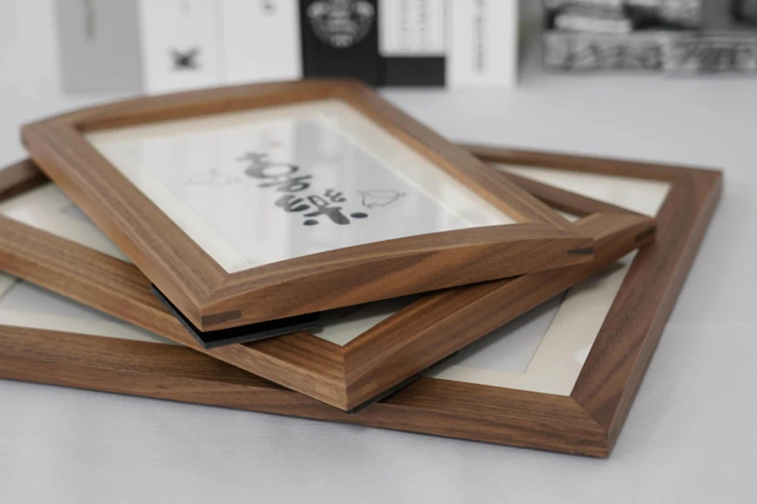 Classic Picture Frame Sublimation Blanks Canvas Wholesale Glass Vintage Moulding Shadow Box Polyurethane Wooden Photo Poster PS Metal Frame