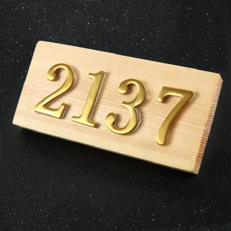 Room Number Signs Figure, Modern Plaque Number House Hotel Door Address Digits Plate Sign