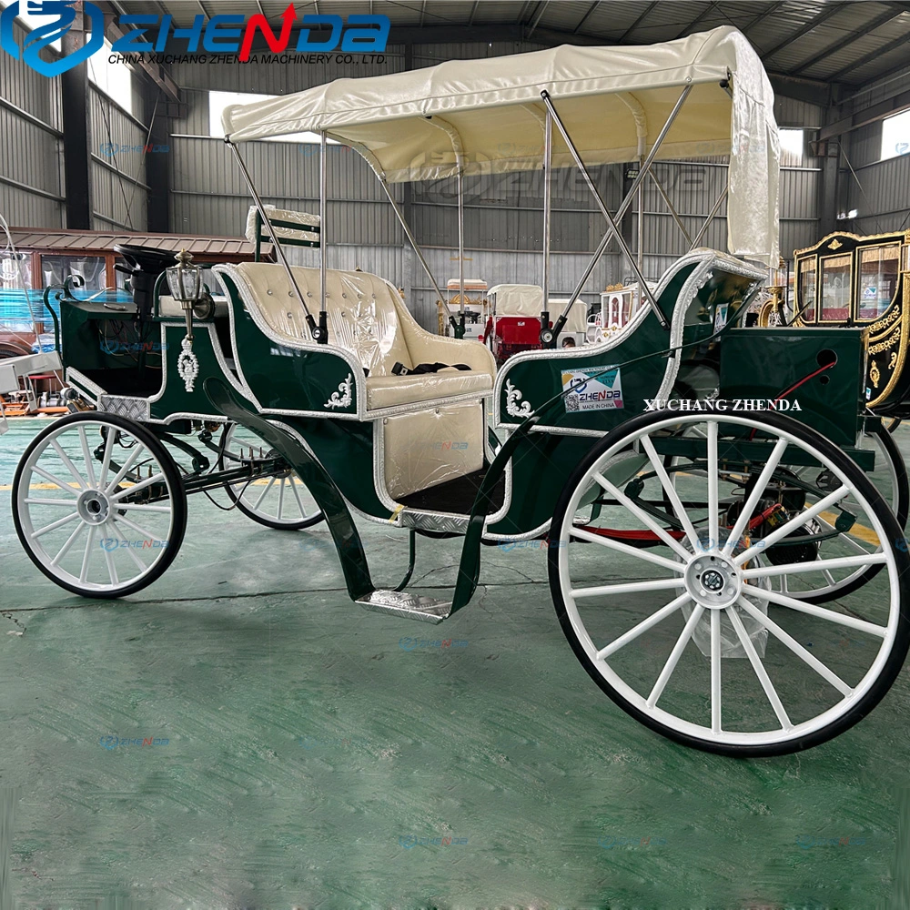 Customized Multi-Color Royal Sightseeing Carriage/Park Tour Rental Carriage/European Classical Wedding Carriage