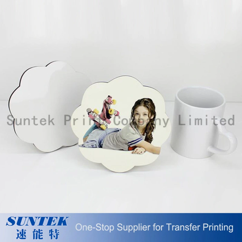 Flower Shape Sublimation MDF Photo Frame 150*150*5mm