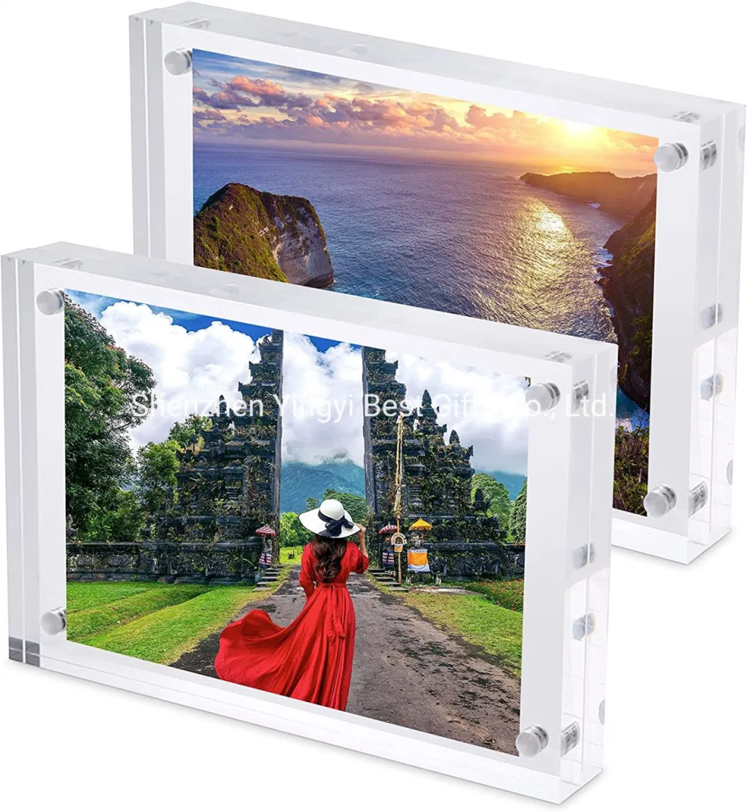 Acrylic Magnet Lucite Plexiglass Picture Frame