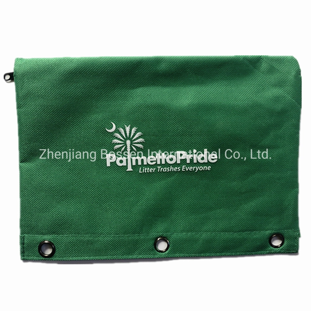 OEM Customized Logo Screen Print Oxford Red Pencil Bags