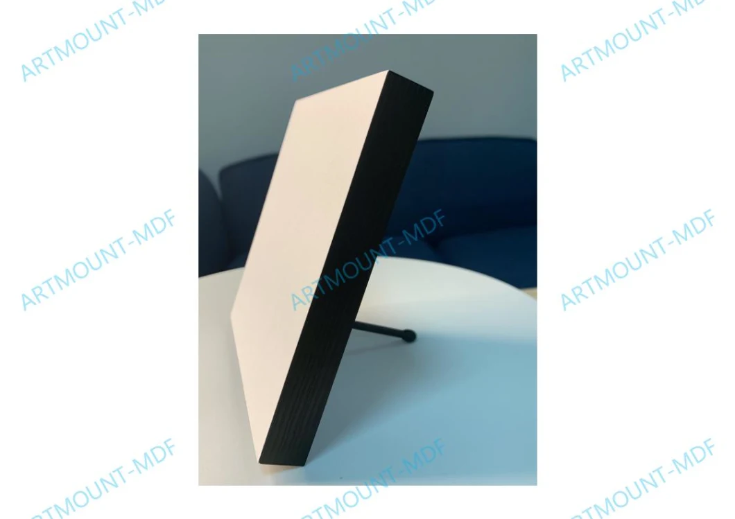 Desktop Standing MDF Photo Frame Block with Self-Adhesive