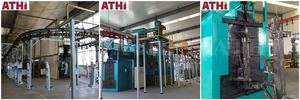 Hanger Hook Continuous Shot Blasting and Painting Line