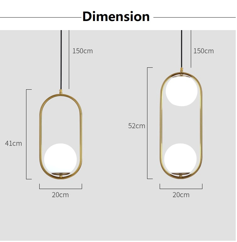 Oval Chandelier for Home Decoration LED Interior Modern Pendant Lamp