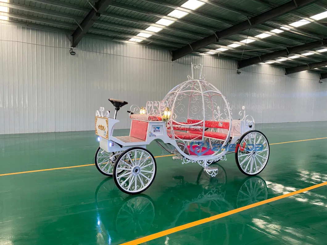 Personality Royal Classical Cabriolet Soft Seat Cinderella Pumpkin Princess Wedding Carriage