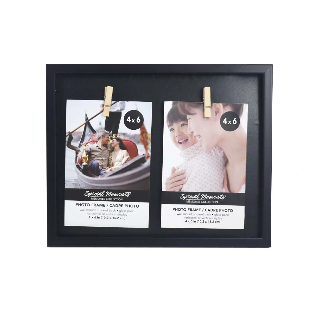 Cheap PS Picture Frame with Clip for Home Deceration