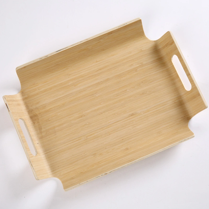 Wholesale Bamboo Serving Tray - Wooden Tray with Handles Bamboo Tray