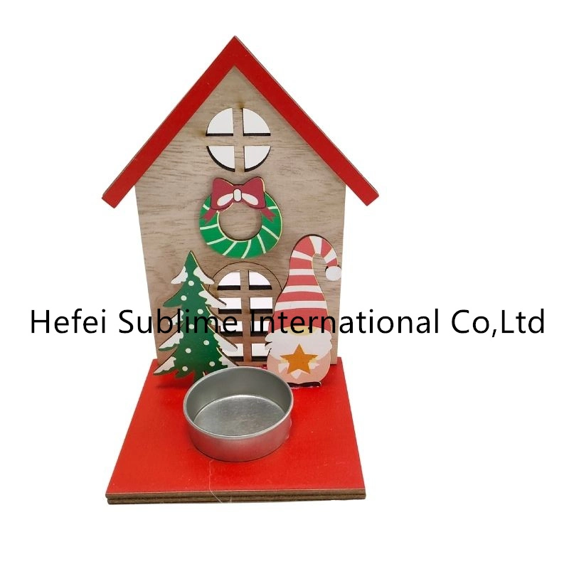 House Christmas Ornaments 3D Wooden Home Sweet Home Hanging Ornaments Housewarming Gift Ideas Xmas Decorations