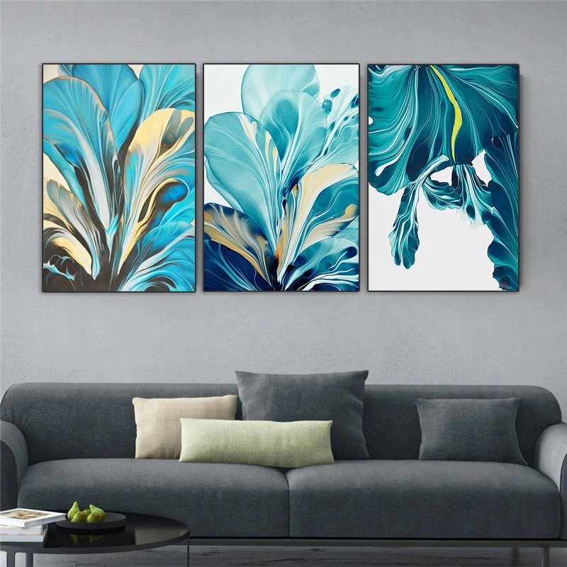 Home Decor Modern Art Print 3 Piece Framed Canvas Wall Art for Living Room