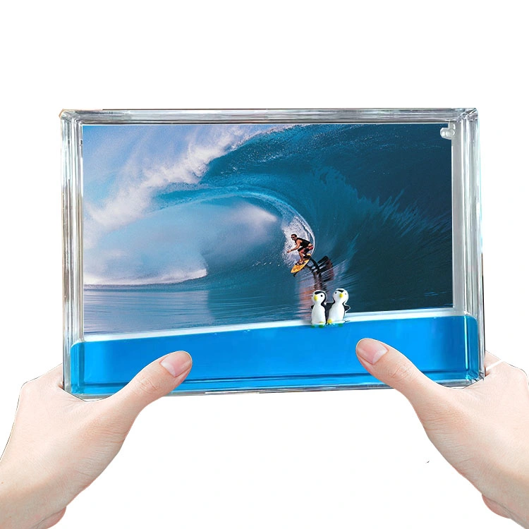 Photo Frame with Colors Oil and Decor