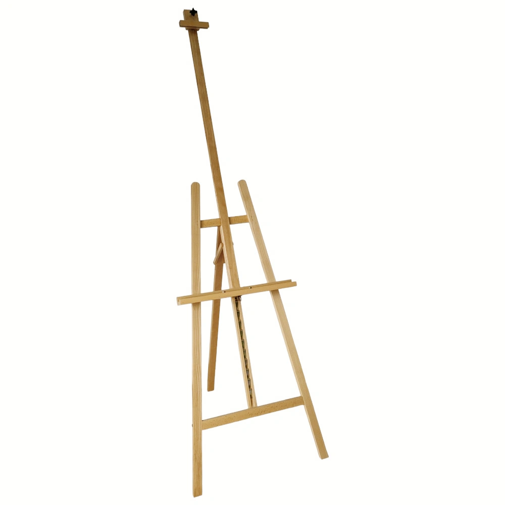 Adjustable Artists Floor Stand a-Frame Pine Wood Easel