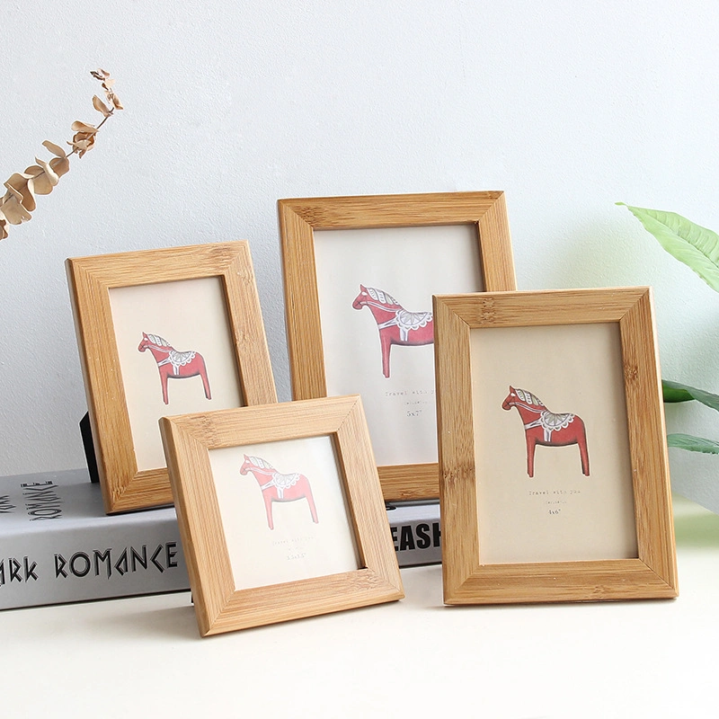 Love Birthday Collage Multi Double Custom Bamboo Wooden Photo Frame