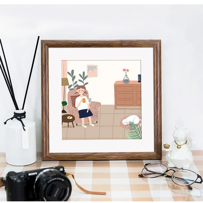 2021 Kindergarten Simple Solid Wood Picture Frame 0704