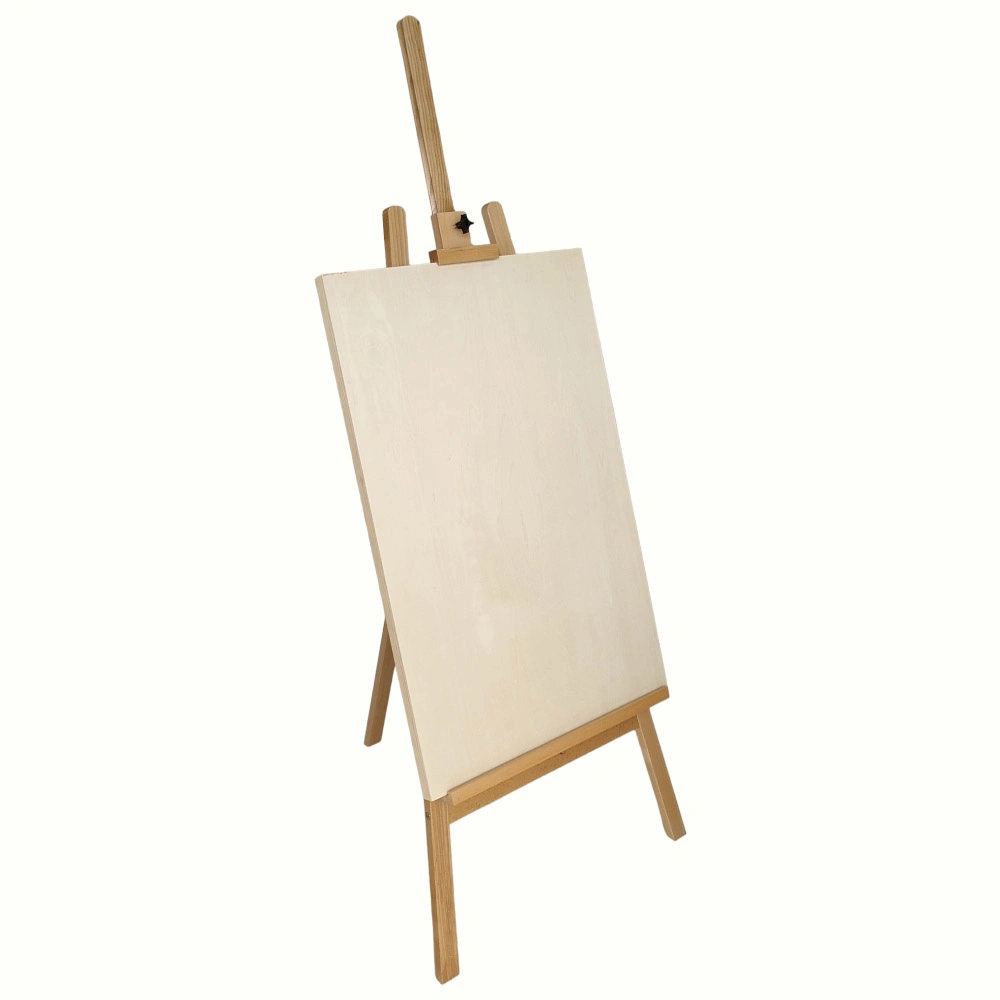 Adjustable Artists Floor Stand a-Frame Pine Wood Easel