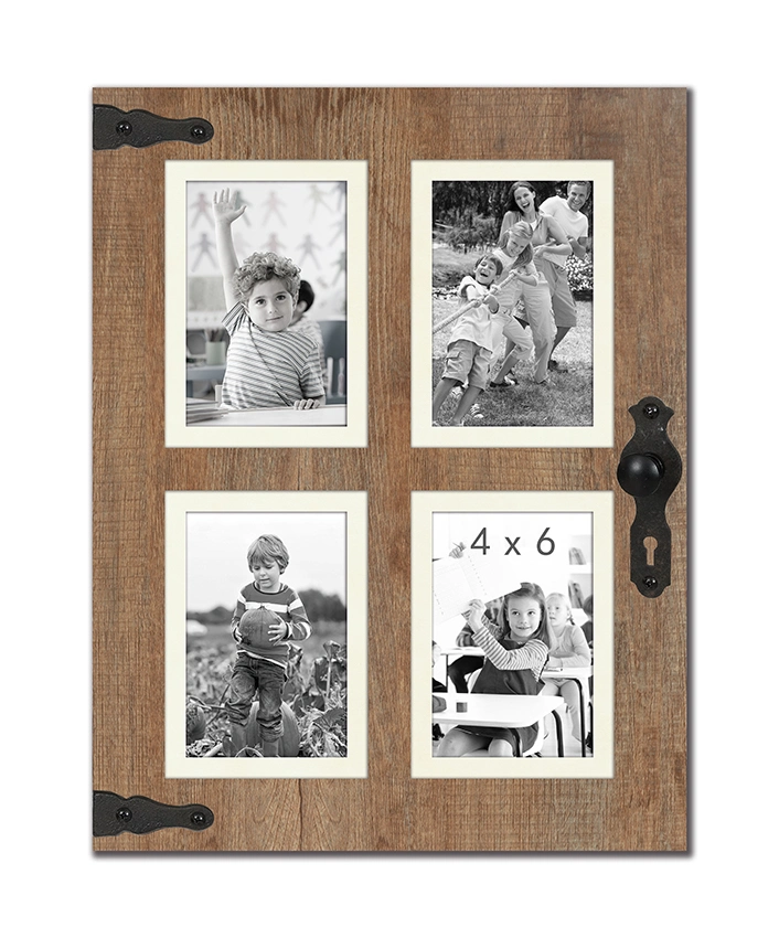 Windowpane Farmhouse Picture Frames Collage 4 Open Collage