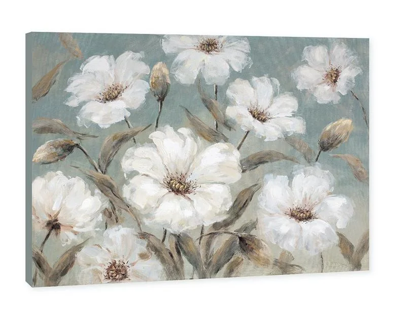 Oil Painting Style Flowers Canvas Artwork Canvas Wall Art