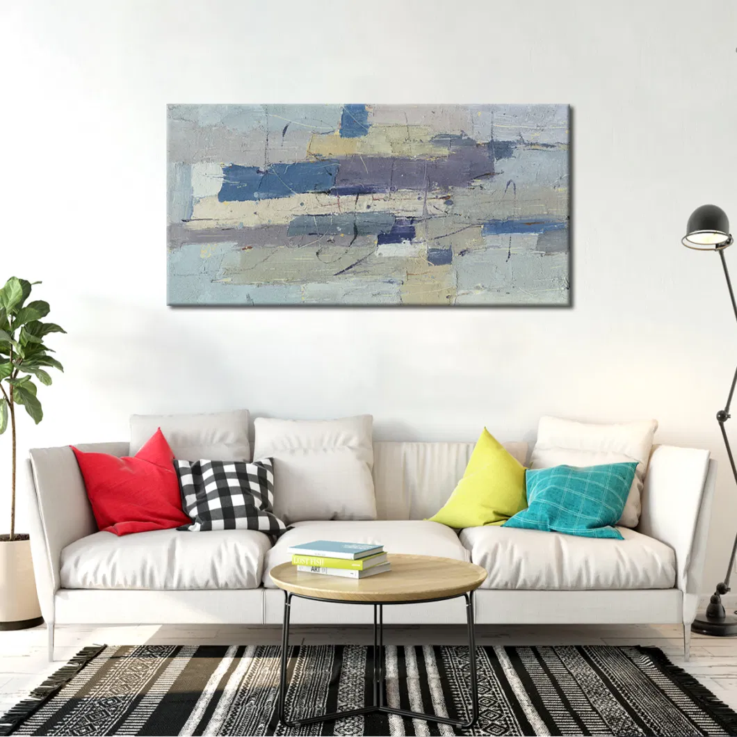 Handmade Custom Abstract Canvas Oil Painting From Everfun Art Studio - Customized Wall Art for Decoration