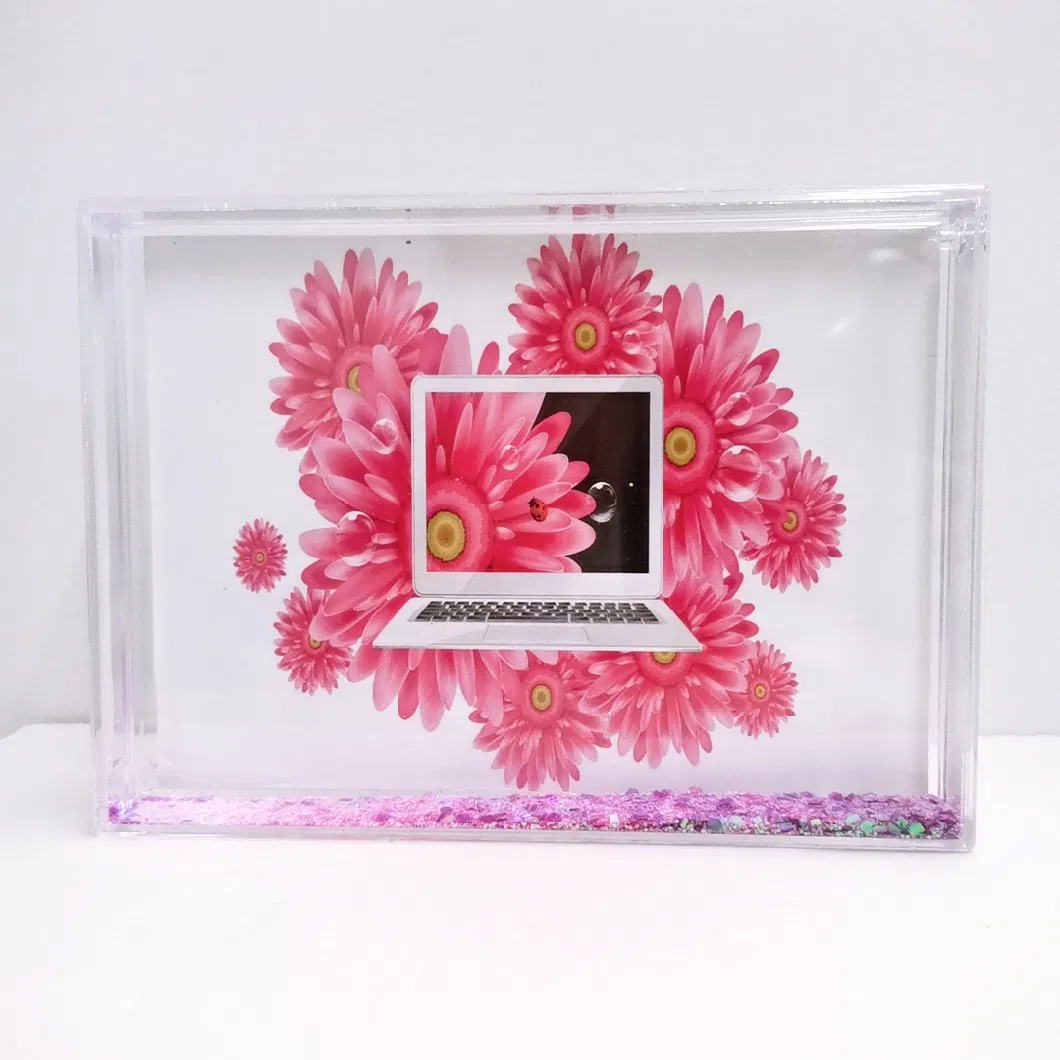 Acrylic Cube Birthday Photos Frames