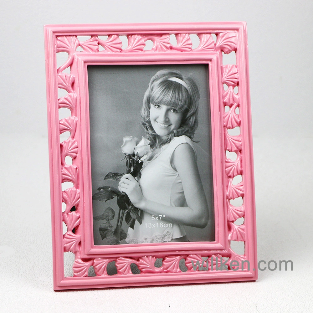 Olivery Victorian Inspired Antique Gold Flower Photo Frame