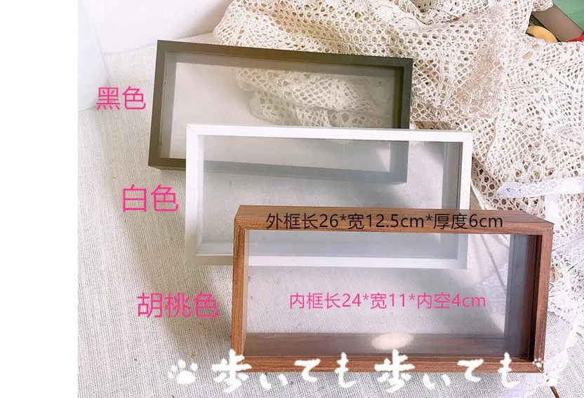 DIY Picture Frame Flower Storage Frame Display Frame Double-Sided Transparent Art Photo Frame