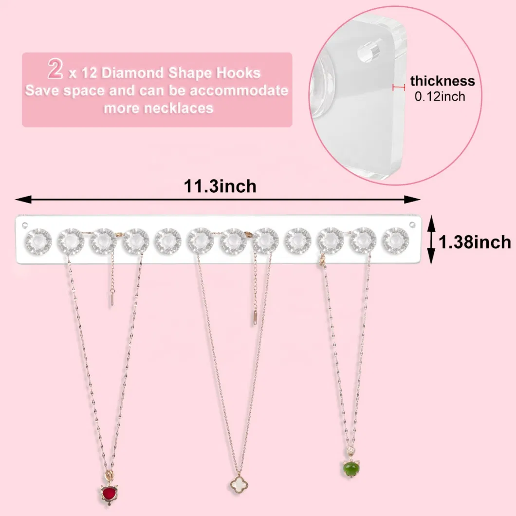 Wholesale Hanging Jewelry Organizer Wall Mounted Necklace Hanger