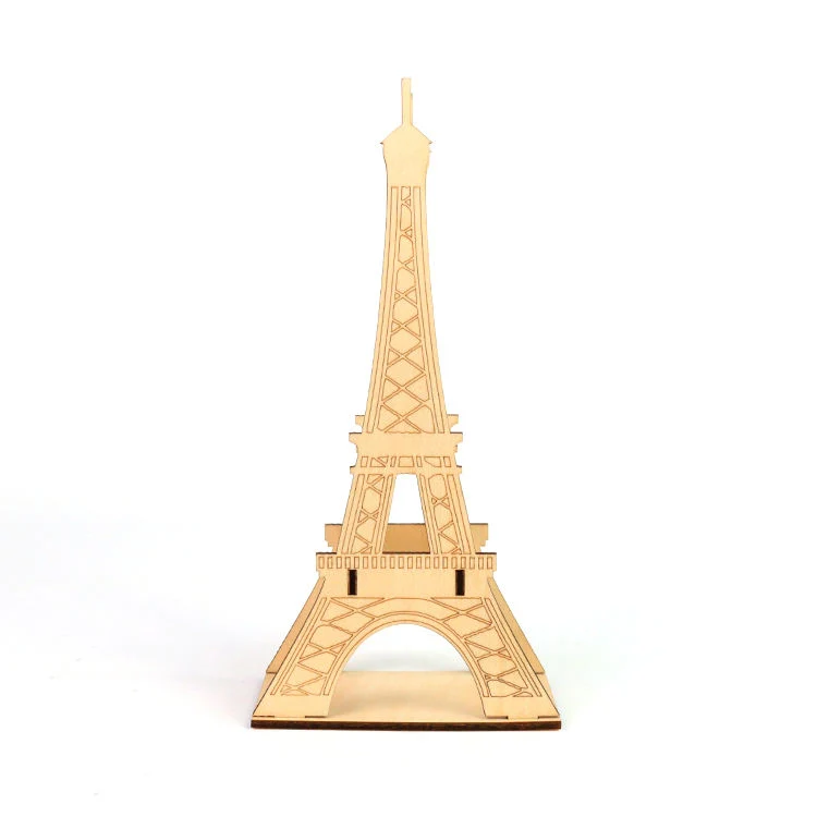 Wholesale Eiffel Tower Paper Napkin Holder Wood