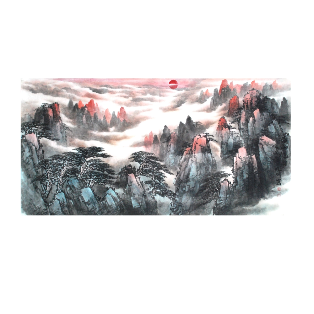 Art Asian Wall Decor Beautiful Scroll Painting Landscape Painting