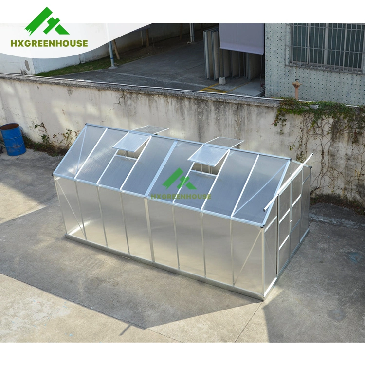 Widely Used Large Plant Grow Box with Plastic Cover and Green Aluminum Frame Hx65120-1 Series